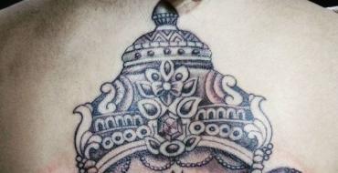 Tatuazh Ganesh - çfarë mund të thotë?
