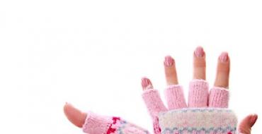 How to knit women's, men's and children's gloves with knitting needles?