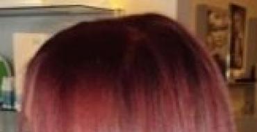 Farbowanie balayage na włosach z grzywką Balayage ciemny brąz