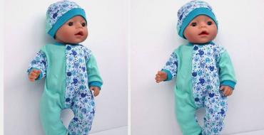How to knit clothes for a doll for beginners