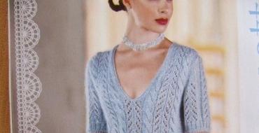 How to knit a dress.  Knitting patterns.  For special occasions